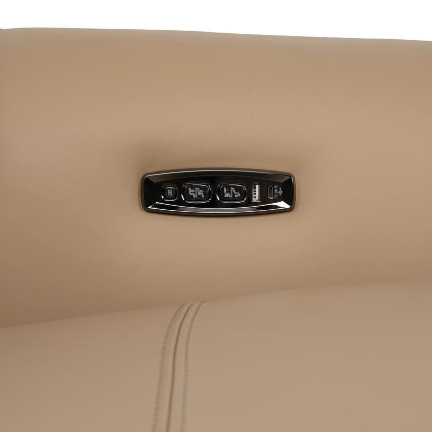 Granet Dark Cream Home Theater Leather Seating with 5PCS/3PWR alternate image, 40 of 41 images.