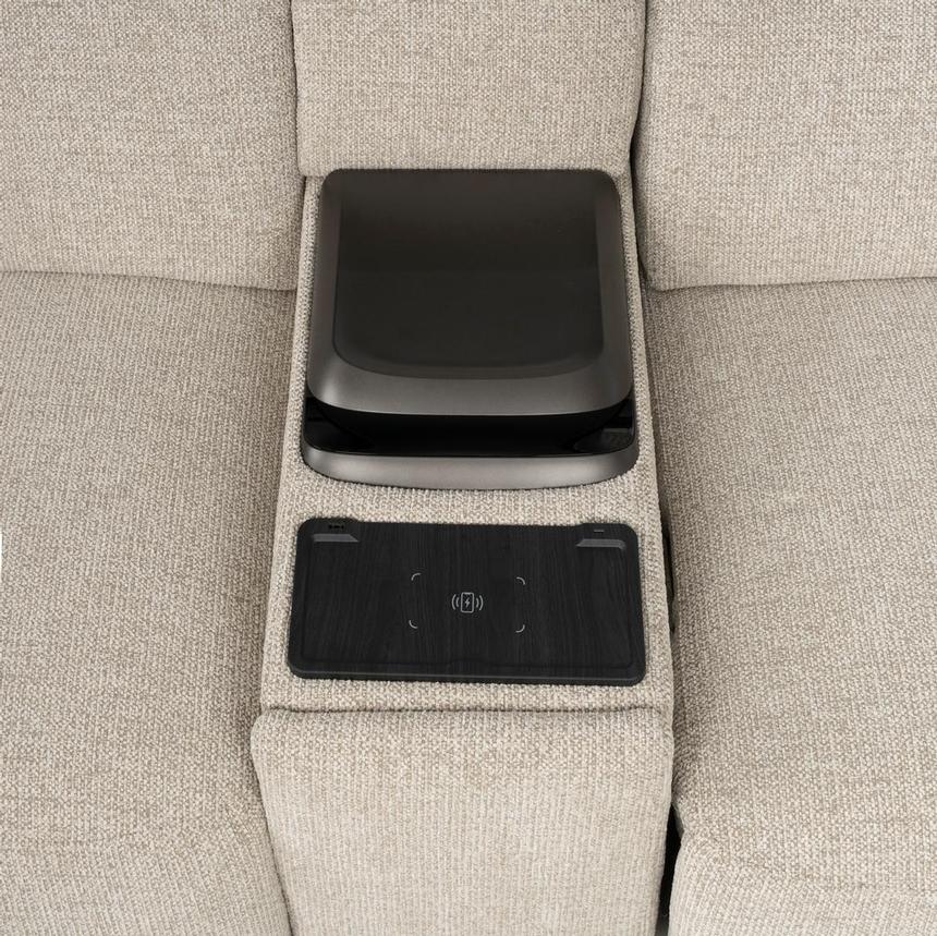 Gordon Power Reclining Sectional w/Beverage Cooler alternate image, 10 of 15 images.