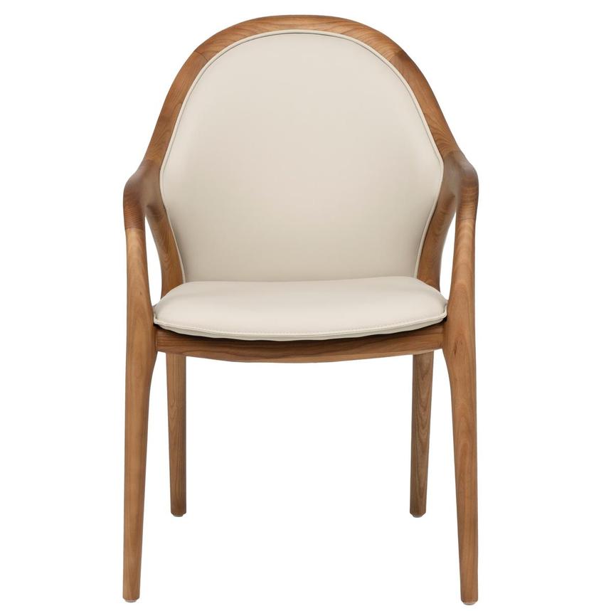 Elena Walnut Arm Chair alternate image, 3 of 9 images.
