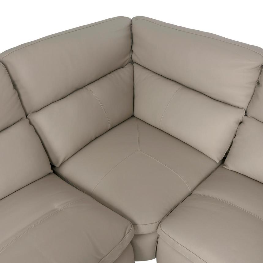 Volt Taupe Leather Power Reclining Sectional with 6PCS/3PWR alternate image, 5 of 11 images.
