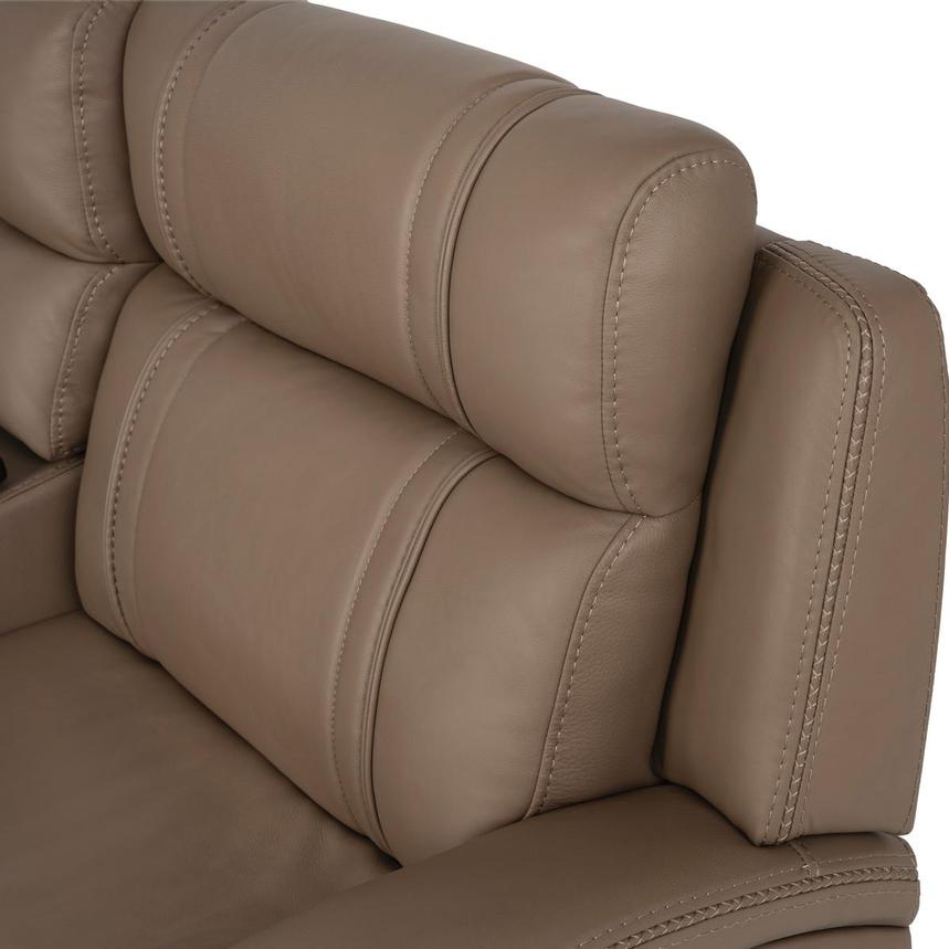 Galaxy Light Brown Home Theater Leather Seating with 5PCS/3PWR alternate image, 10 of 13 images.