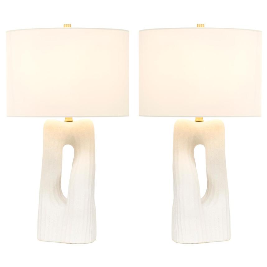 Japandi Table Lamp Set of 2  alternate image, 3 of 7 images.