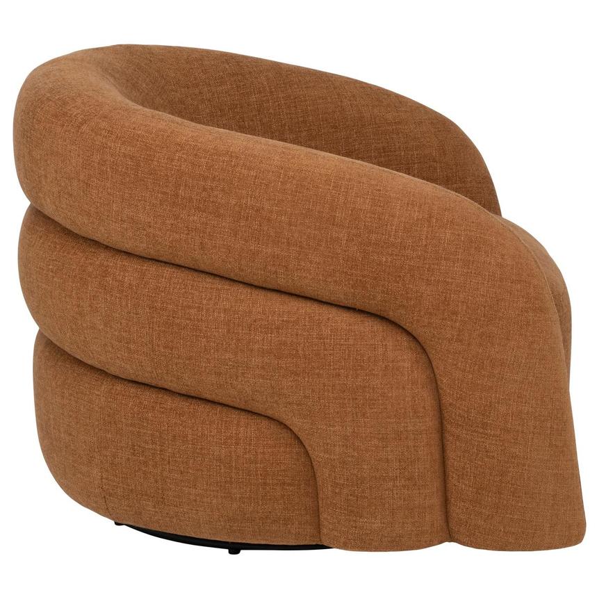 Sandie Rust Swivel Accent Chair alternate image, 3 of 8 images.