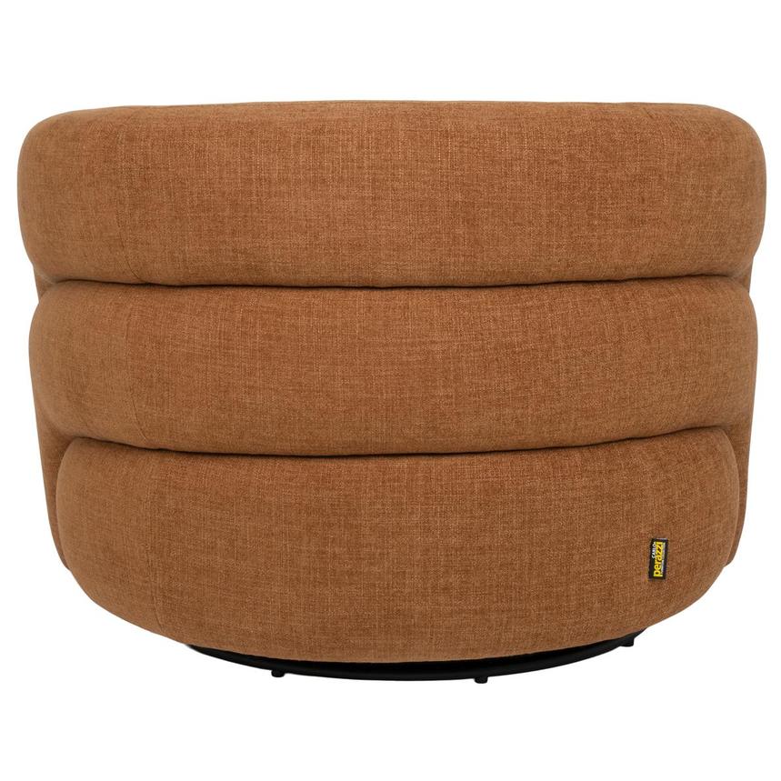 Sandie Rust Swivel Accent Chair alternate image, 5 of 9 images.