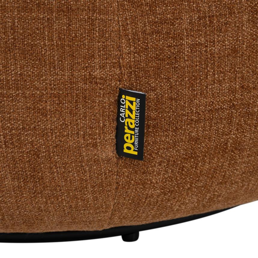 Sandie Rust Swivel Accent Chair alternate image, 8 of 8 images.
