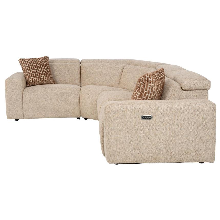 Canvas Power Reclining Sectional with 4PCS/2PWR alternate image, 3 of 9 images.