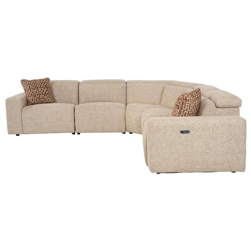 Canvas Power Reclining Sectional with 5PCS/2PWR alternate image, 3 of 10 images.