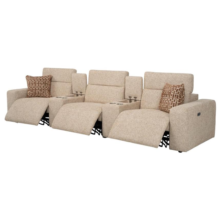 Canvas Home Theater Seating with 5PCS/3PWR alternate image, 3 of 12 images.
