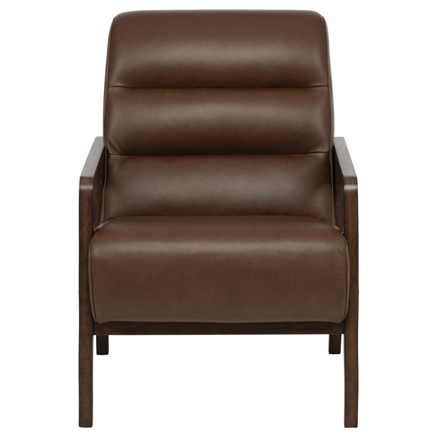 Clayton Leather Accent Chair  alternate image, 3 of 11 images.