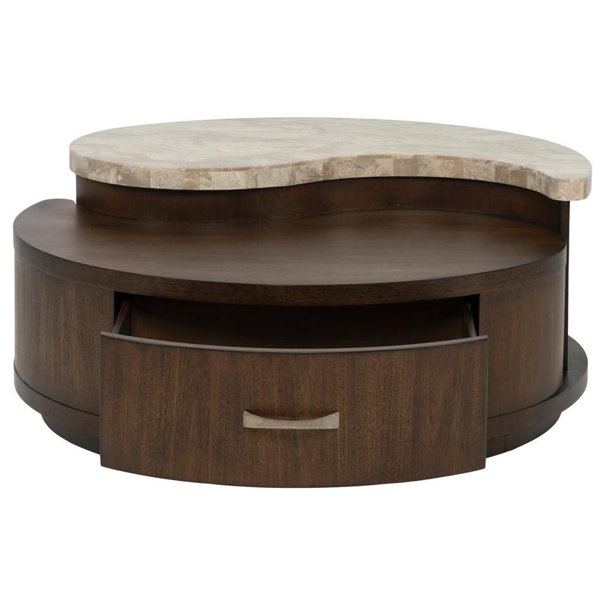 Yin-Yang Coffee Table w/Casters  alternate image, 3 of 15 images.