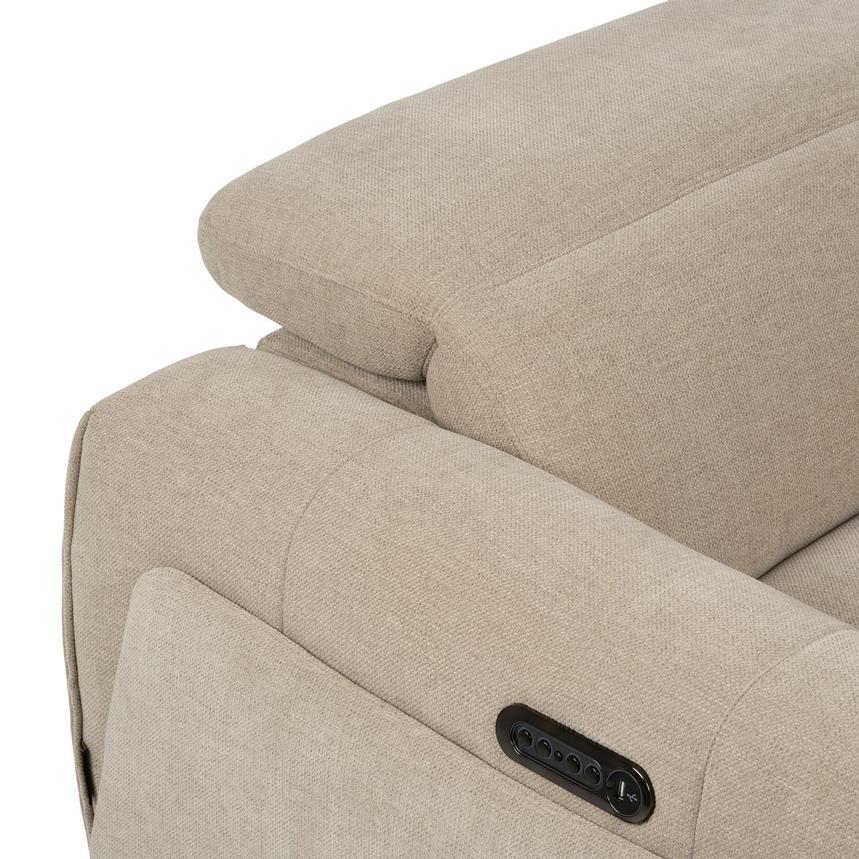 Luke Beige Power Reclining Sectional with 4PCS/2PWR alternate image, 5 of 9 images.