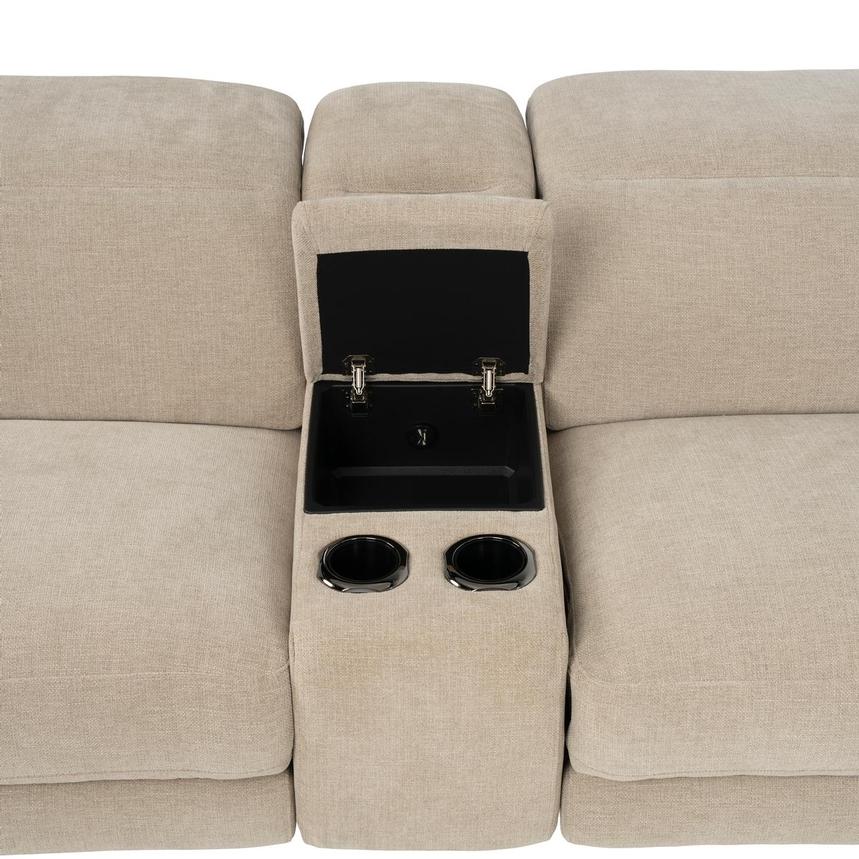 Luke Beige Power Reclining Sectional with 7PCS/2PWR alternate image, 10 of 14 images.