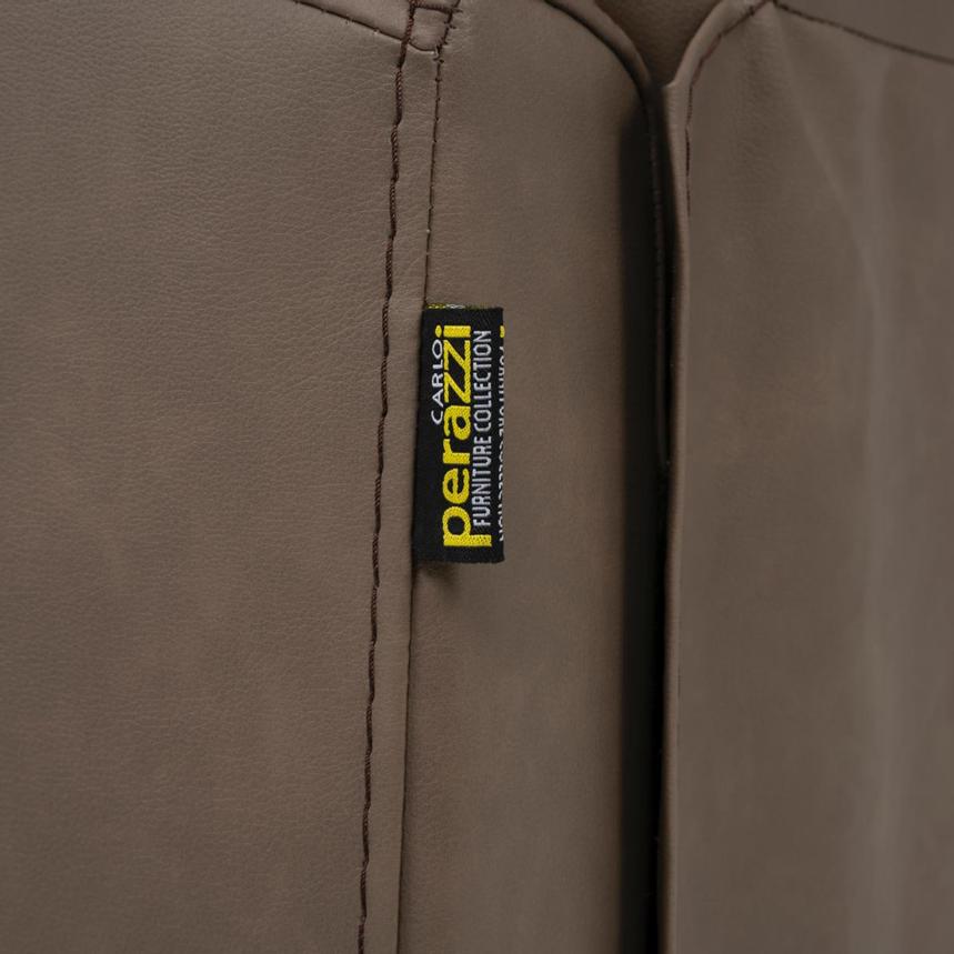 Lucca Brown Leather Power Swivel Glider Recliner alternate image, 10 of 11 images.