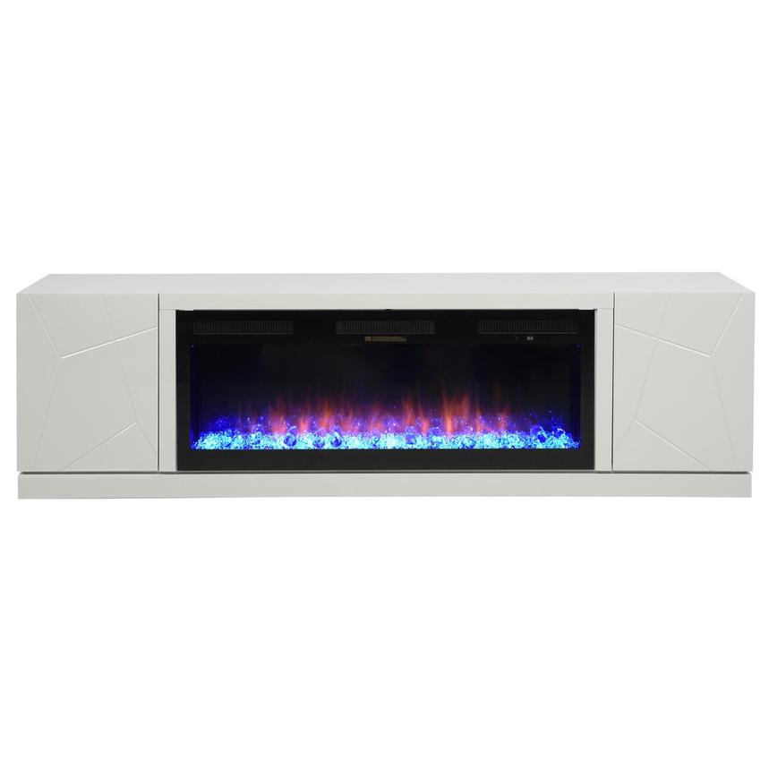 Tessa Gray Electric Fireplace w/Light alternate image, 3 of 11 images.