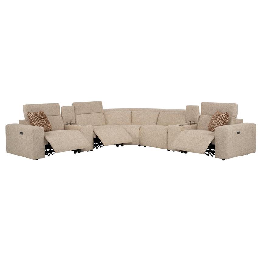Canvas Power Reclining Sectional with 7PCS/3PWR alternate image, 3 of 15 images.
