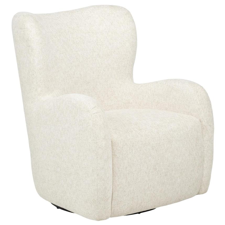 Arlo Ivory Swivel Accent Chair alternate image, 3 of 9 images.