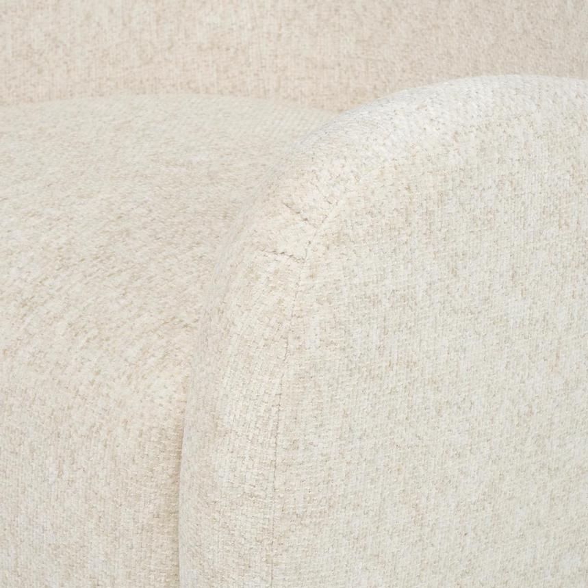 Arlo Ivory Swivel Accent Chair alternate image, 8 of 9 images.