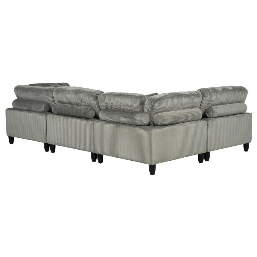 Cape Gray Sectional Sofa 4PC alternate image, 3 of 11 images.