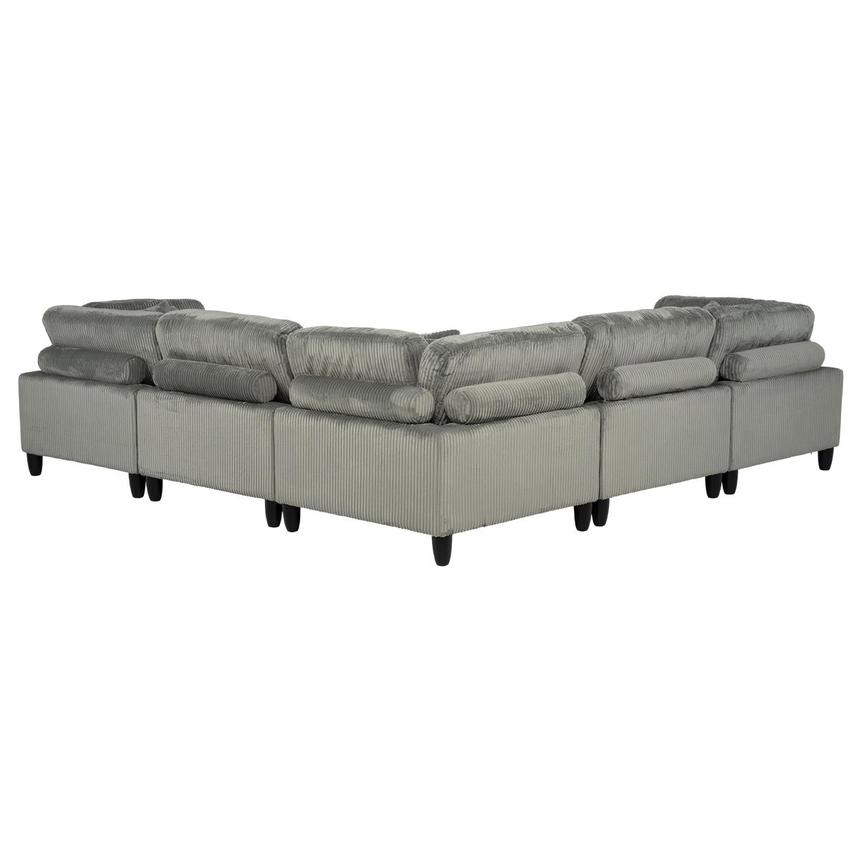 Cape Gray Sectional Sofa 5PC  alternate image, 3 of 10 images.