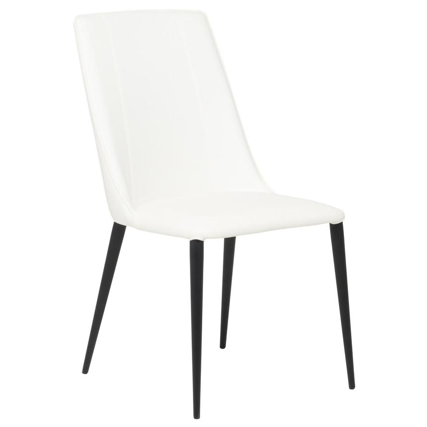 Tori White/Black Side Chair  alternate image, 3 of 8 images.
