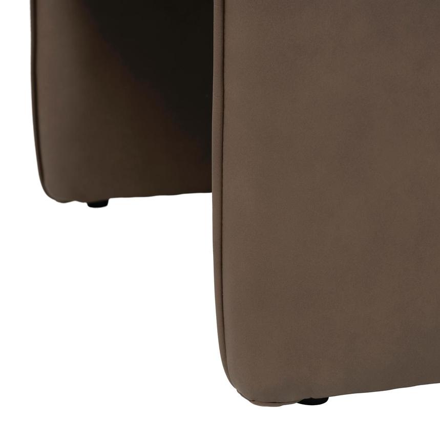 Emerson Brown Leather Accent Chair alternate image, 8 of 9 images.