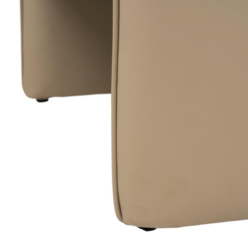 Emerson Taupe Leather Accent Chair alternate image, 8 of 9 images.