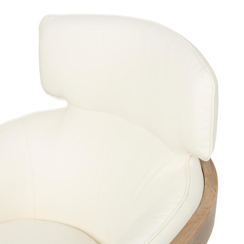 Irene White/Natural Accent Chair  alternate image, 5 of 9 images.