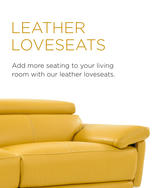 Madrid Leather Sofa and Love Seat - Black Nader's Furniture