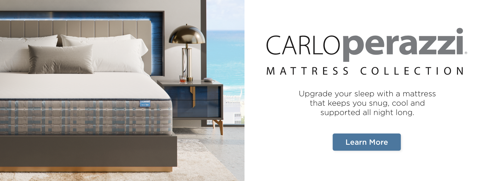 Carlo Perazzi mattress collection. Upgrade your sleep with a mattress that keeps you snug, cool and supported all night long.