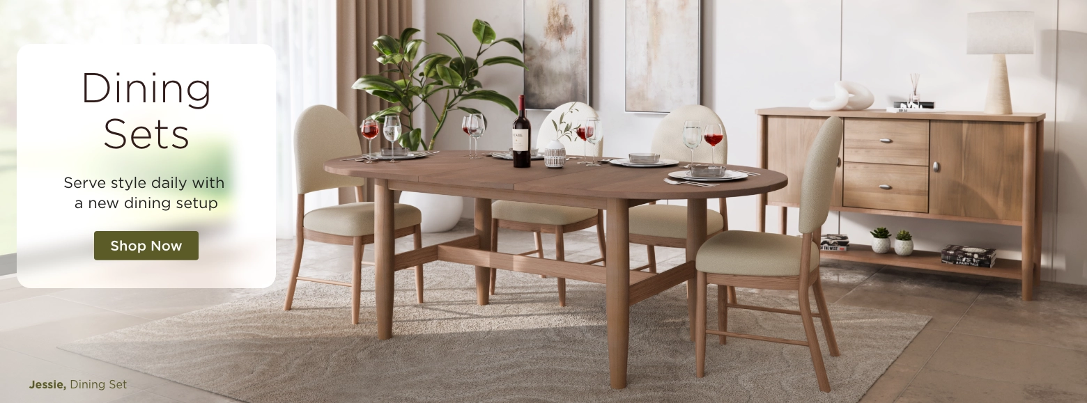Dining Sets. Serve style daily with a new dining setup. Shop Now.