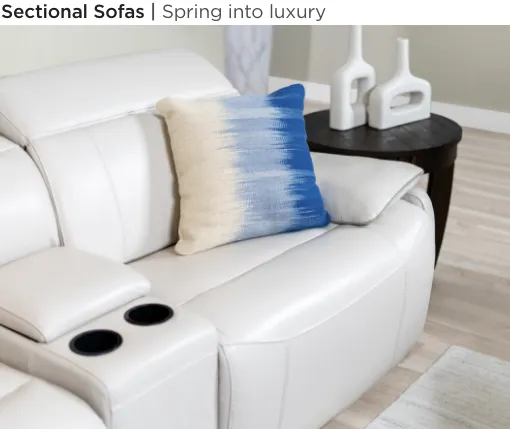 Sectional Sofas. Spring into luxury