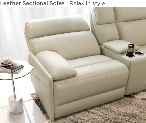Leather Sectional Sofas. Relax in style