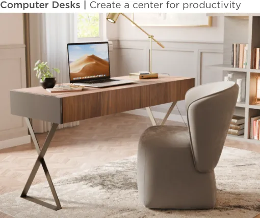 Computer Desk. Create a center for productivity