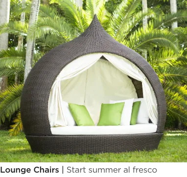 Lounge Chairs. Start summer al fresco