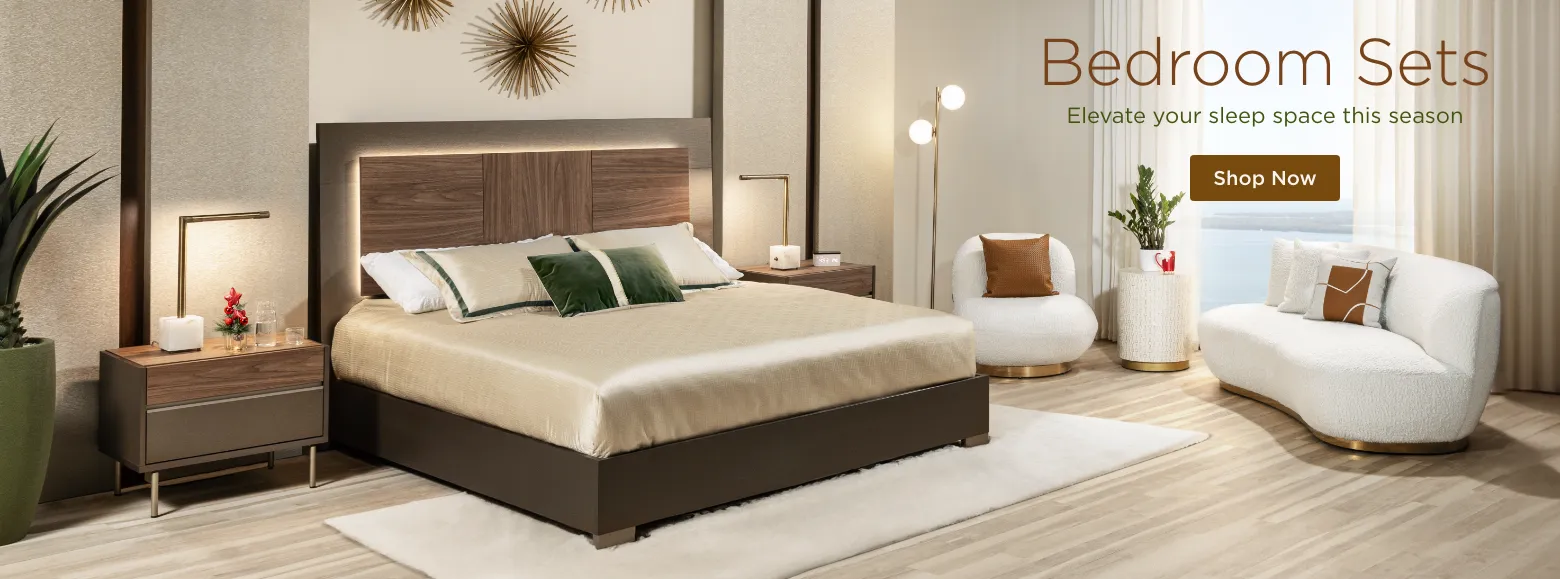 Bedroom Sets. Elevate your sleep space this season. Shop Now.